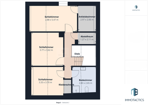 Grundriss Haus 1, 2. OG