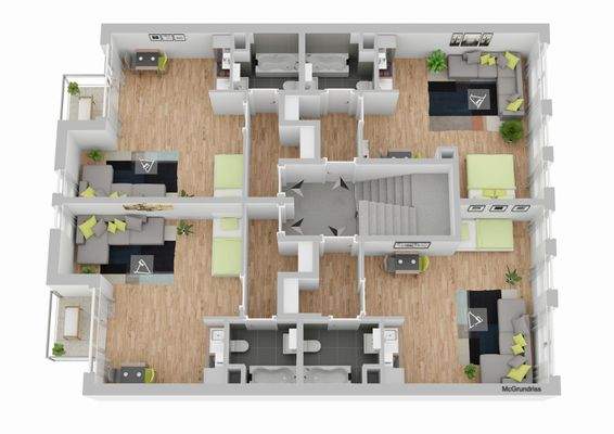 1. Obergeschoss u. 2. Obergeschoss