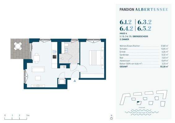 Grundriss Wohnung 2 Zimmer