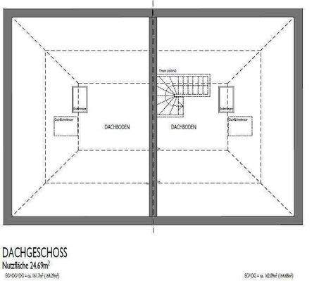 Grundrisse Bodenraum