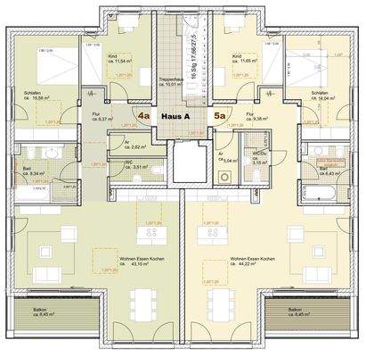 Haus A 1. Obergeschoss