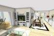 Wohnzimmer open plan Bad Strassgang AW - 3D Foto c