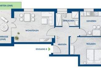 Grundriss WE 8