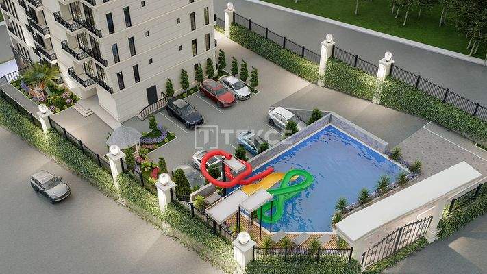 Sea View Apartments in a New Project in Mersin Ayaş