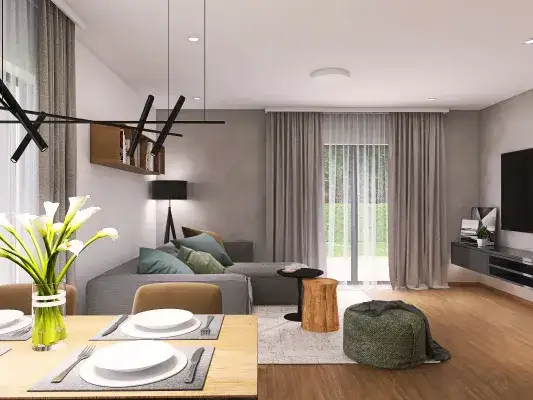 Wohn- und Essbereich