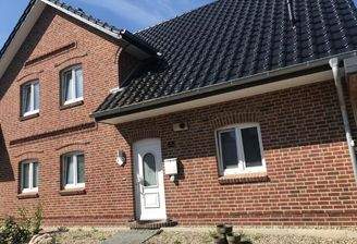 Zufahrt zun den Doppelhaushälften