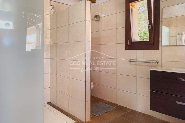 Duschbad in der Fitnesscasita