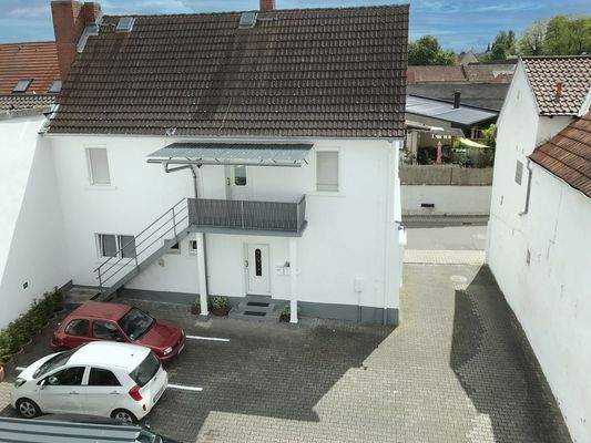 Blick auf das Vorderhaus