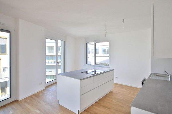 Einbauküche mit Kücheninsel