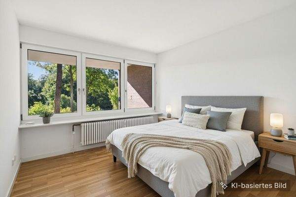 Zimmer mit Blick in den Garten