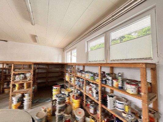 Hallen haben Tageslicht