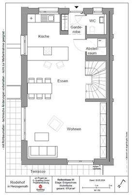 Haus 1 Grundriss Erdgeschoss 