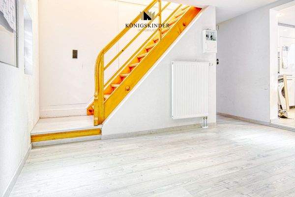 Aufgang zur oberen Etage