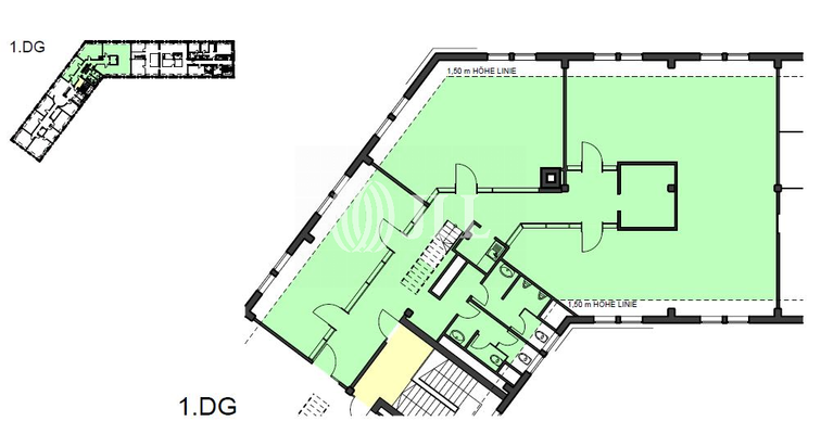 Grundriss 1. DG - 301,86 m² (i