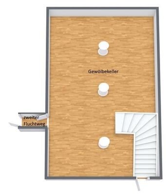 Grundriss Gewölbekeller