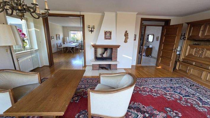 Blick aus Wohnzimmer