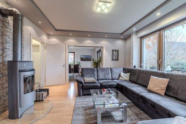 Wohnzimmer EG Wohnhaus