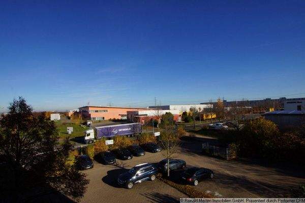 Blick aus Bürozimmer