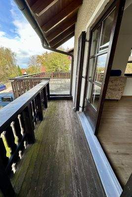 Balkon mit Übergang Terrasse