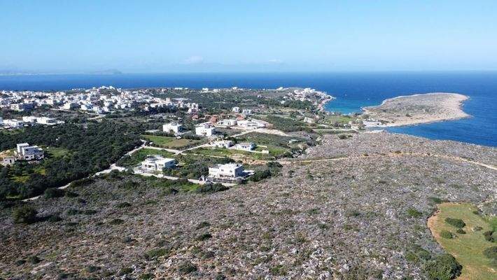 Kreta, Agios Onoufrios: Eckgrundstück mit Meerblick zu verkaufen