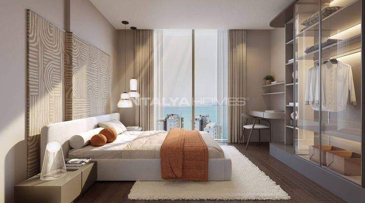 3-Bedroom Sea View Flats near Amenities in Muratpasa Antalya