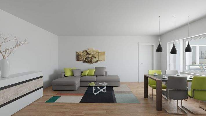 Das visualisierte Wohnzimmer