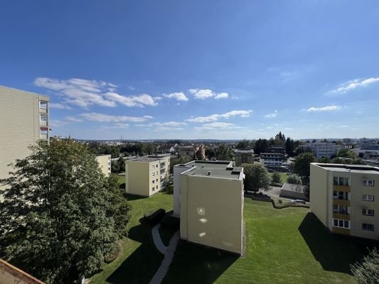 Aussicht vom Balkon