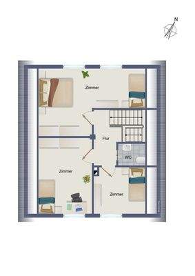 Mühlenweg Grundriss DG