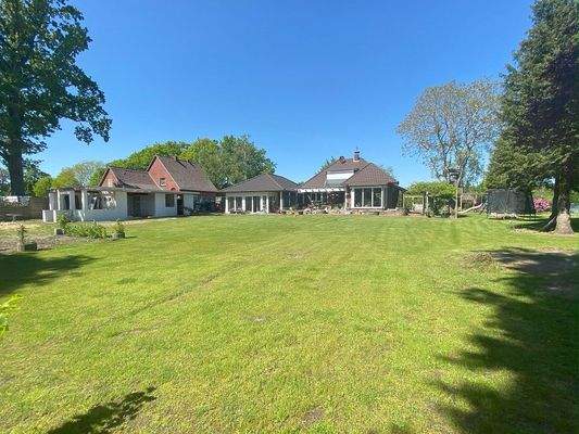 Rückansicht mit Garten