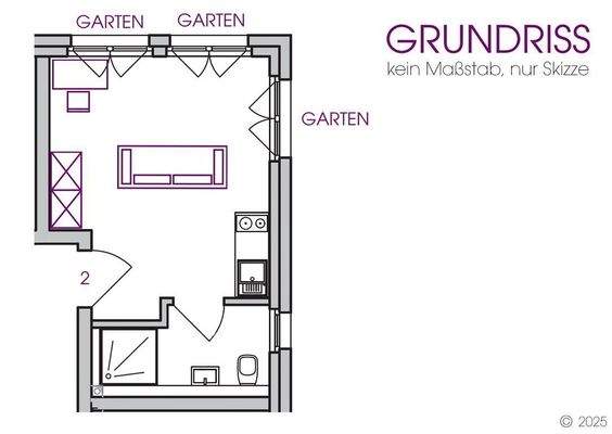 Grundriss Wohnung 2