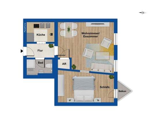 Grundriss Wohnung 07