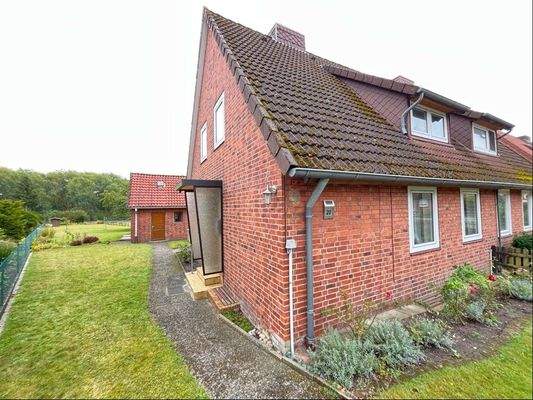 Blick von der Einfahrt