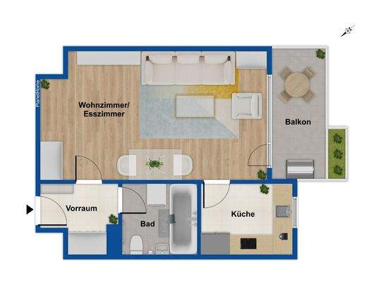 Grundriss - 2. Obergeschoss