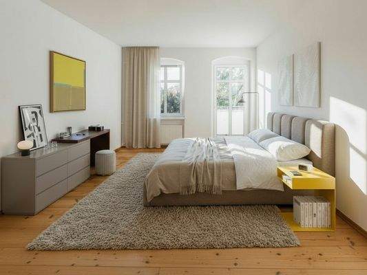 Schlafzimmer_virtuell gestaged