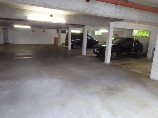 Ein Blick in die Tiefgarage