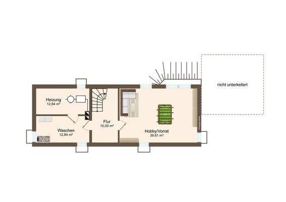 Vorderhaus Grundriss UG