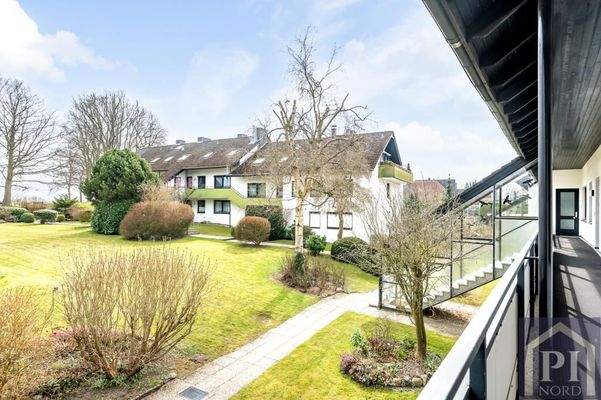 Gepflegte Außenanlage in ruhiger Lage