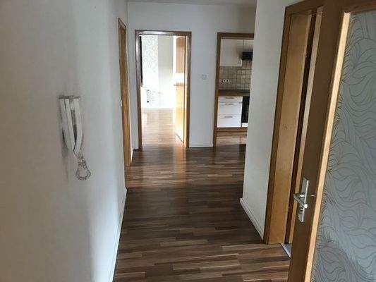 Flur mit Blick in die Zimmer