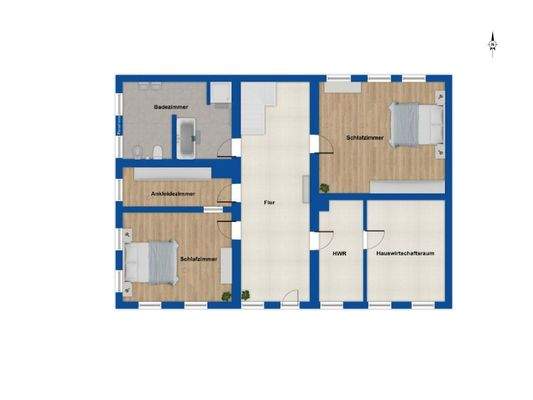 Grundriss Bauernhaus OG