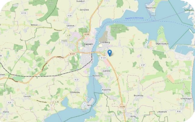 Anbindung nach Husum (B201), Flensburg (B199) und Eckernförde (B203)