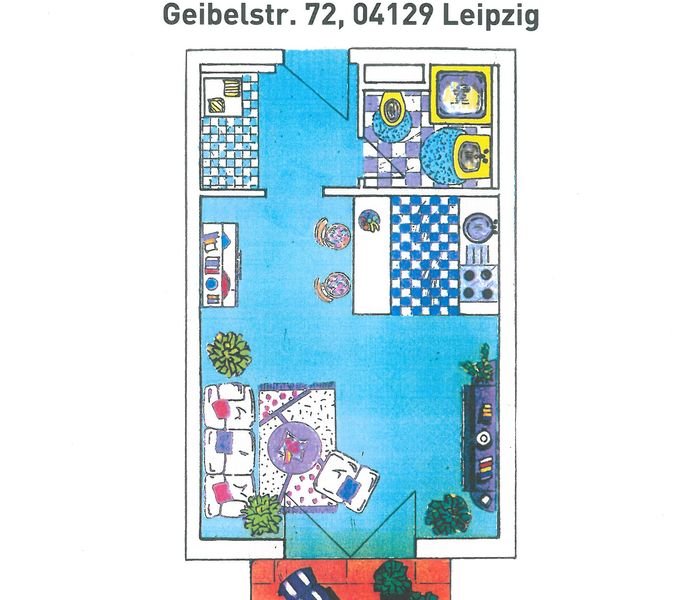 1 Zimmer Wohnung in Leipzig (Eutritzsch)