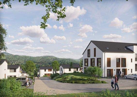 Außenansicht Mehrparteienhaus Blick nach Südosten