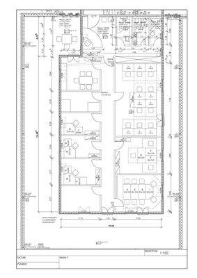 Grundriss Büro