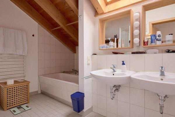 Blick in das Badezimmer