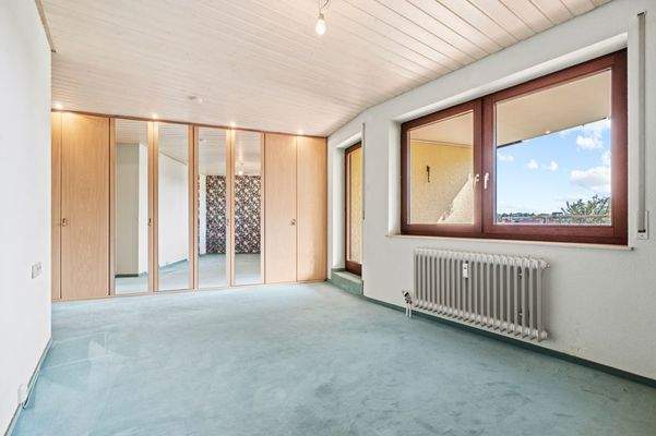 Schlafzimmer mit Loggia