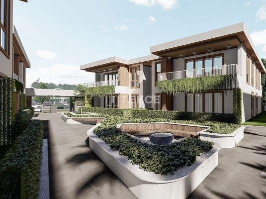 Stylish Flats in a Horizontal Design Complex in Yalova