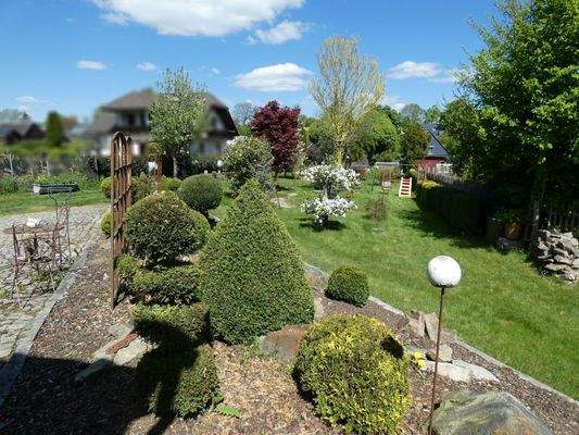 Blick von der Ferienwohnung / Doppelgarage