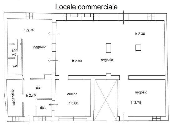 Grundriss Gewerbefläche 