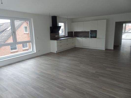 Wohnraum mit offener Küche