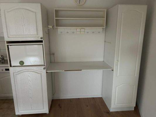 Blick auf die Einbauküche